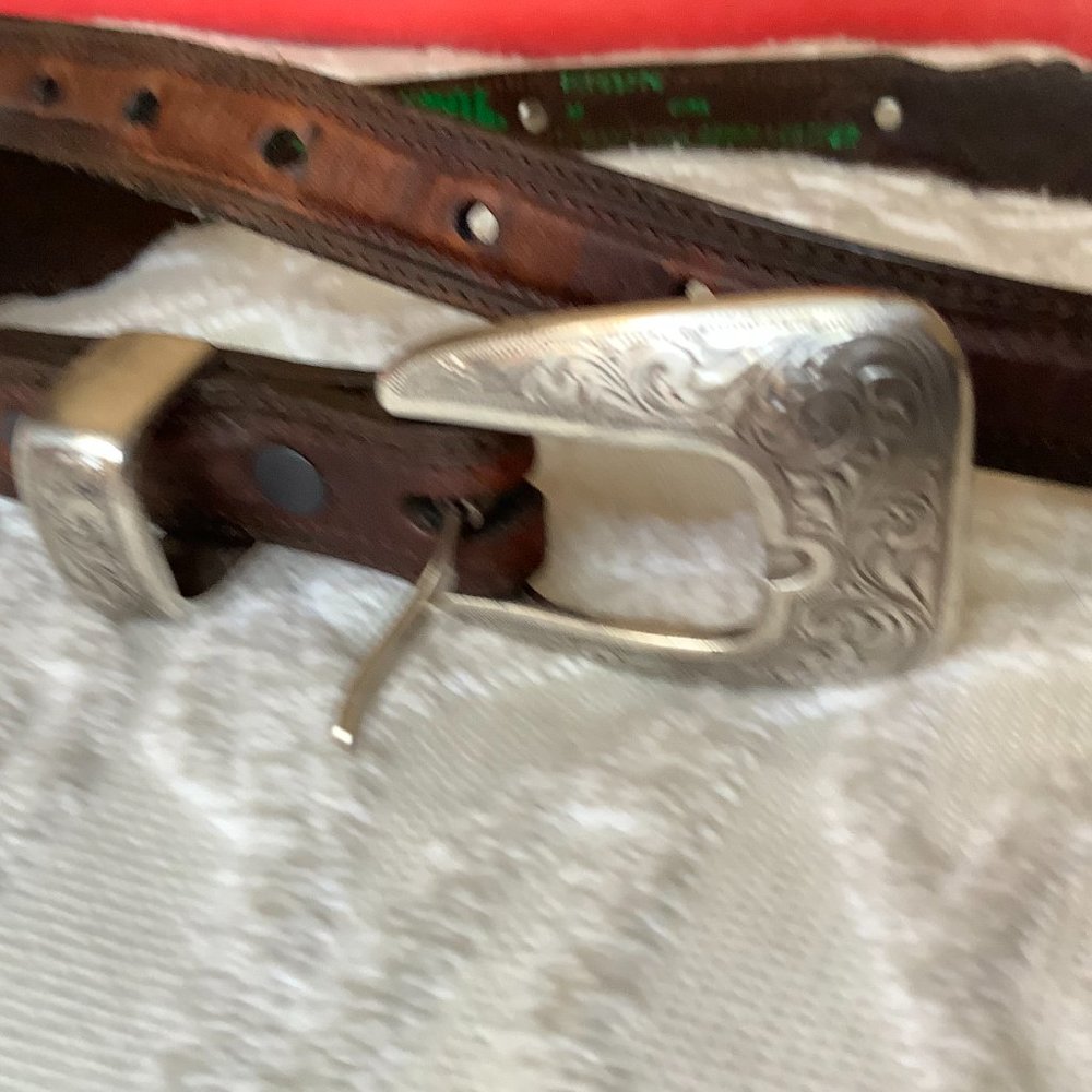 Women's Resistol Ornamental Cowboy Belt - Picture 3 of 3